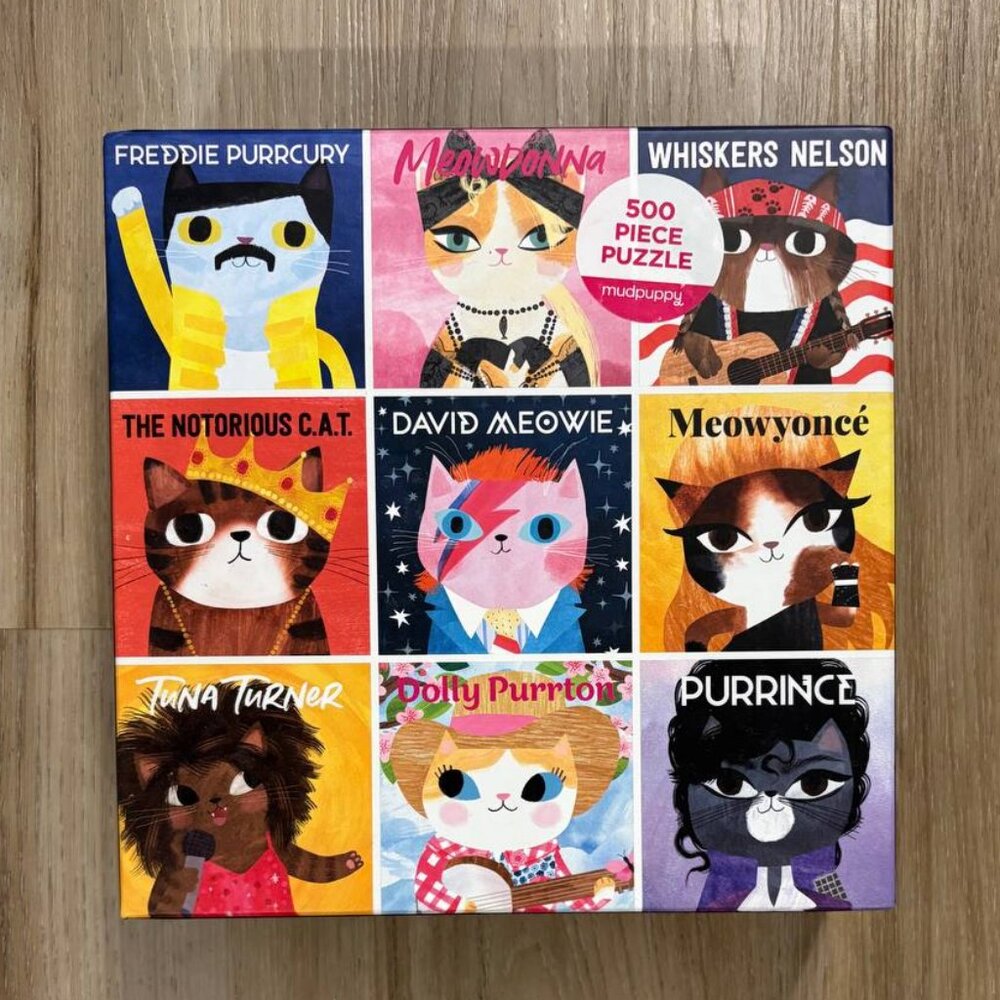 "Music Cats" Mudpuppd 500 pc Puzzle - Planet Cat Studio